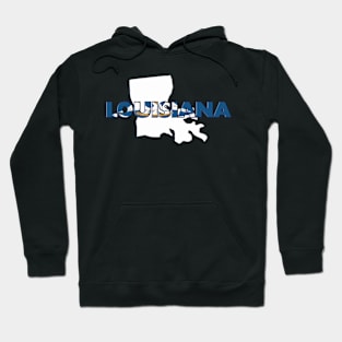 Louisiana Colored State Letters Hoodie